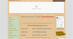Desktop Screenshot of parrocchiasanpioxcagliari.it